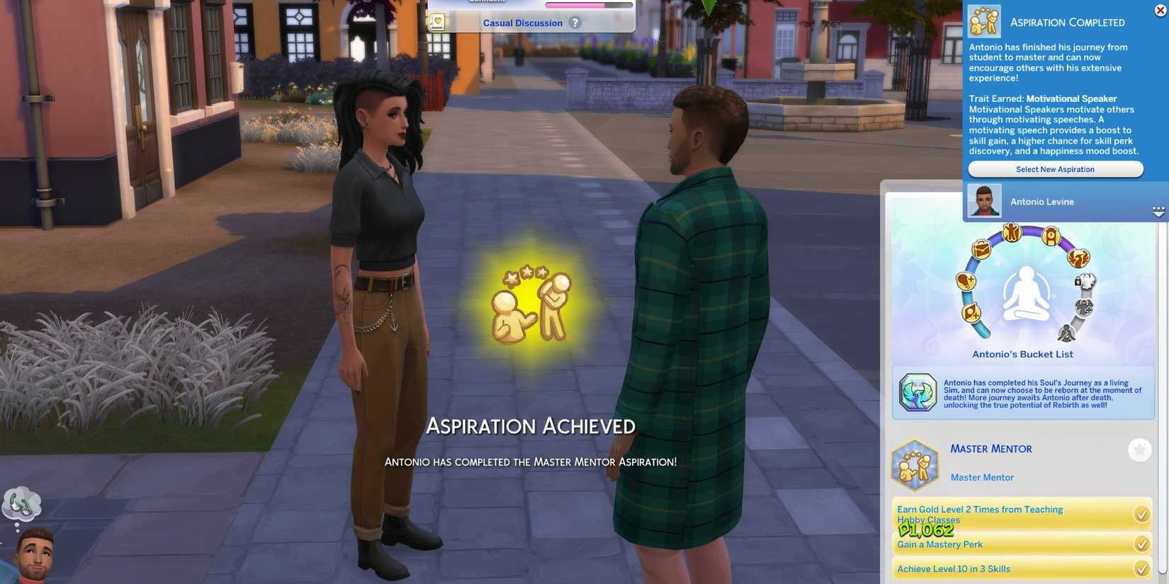 Master Mentor Aspiration Achieved