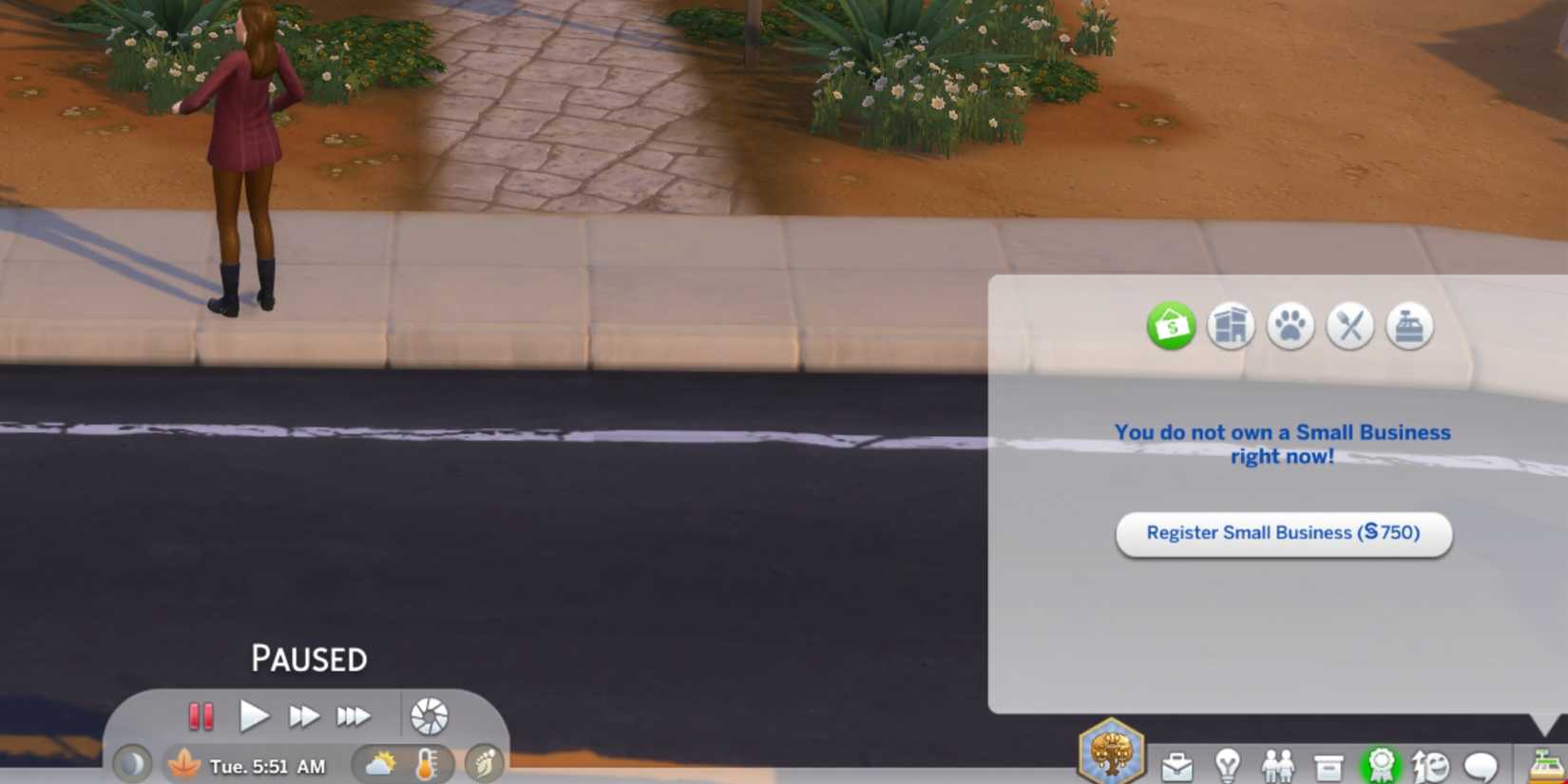 the sims 4 open small business