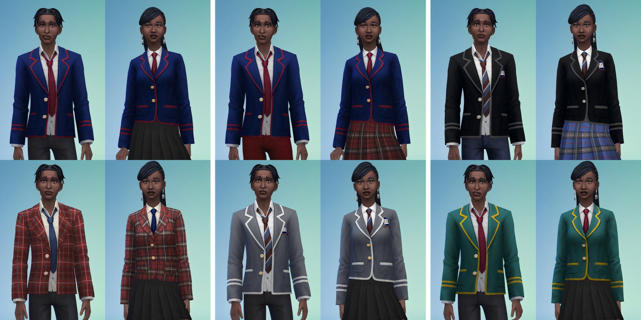 School Colors & Better Outfits mod