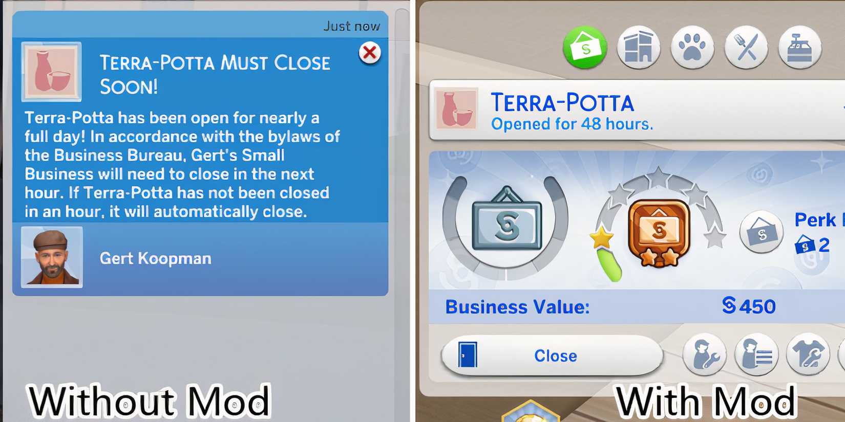 Small Business Do Not Close mod