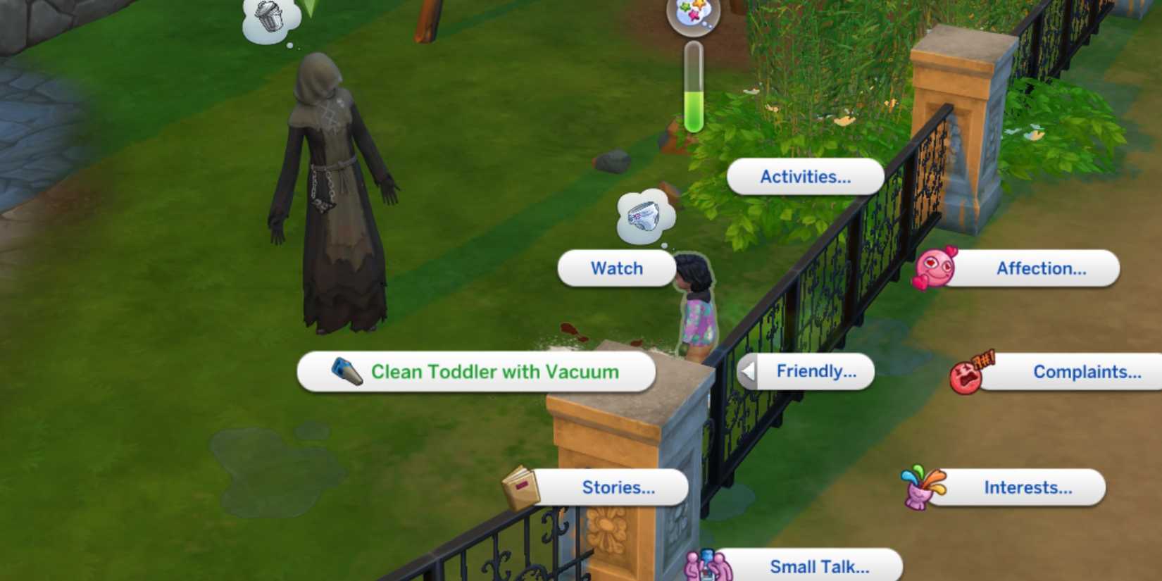 the sims 4 vacuum toddler