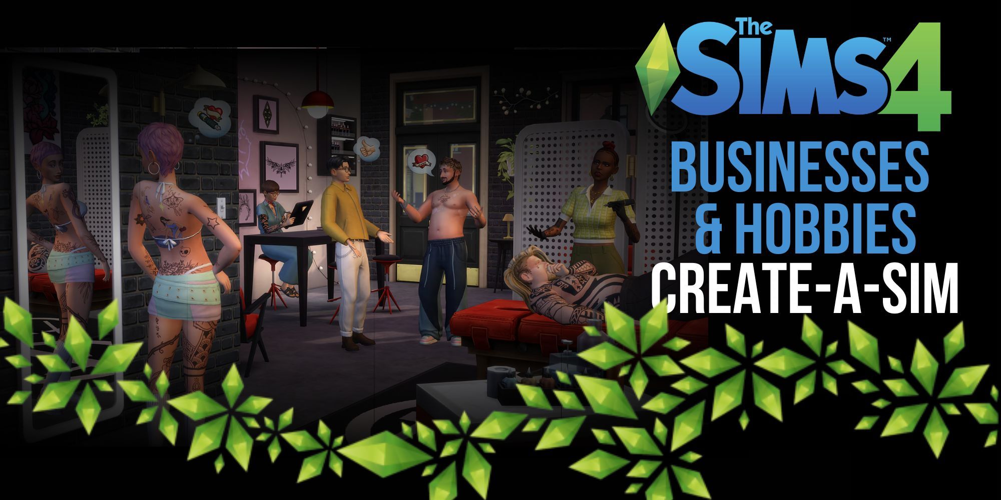 The Sims 4_ Businesses and Hobbies CAS Guide