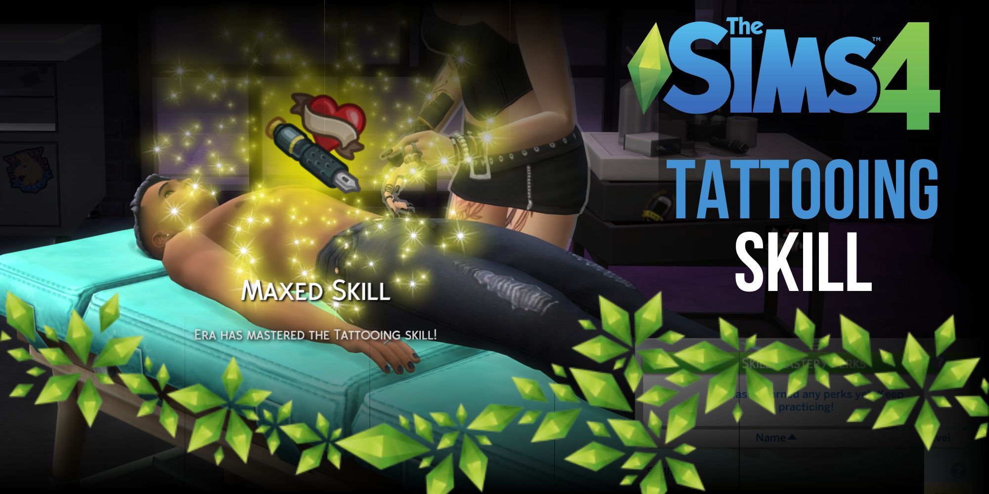 The Sims 4_ Businesses and Hobbies Tattoing Skill