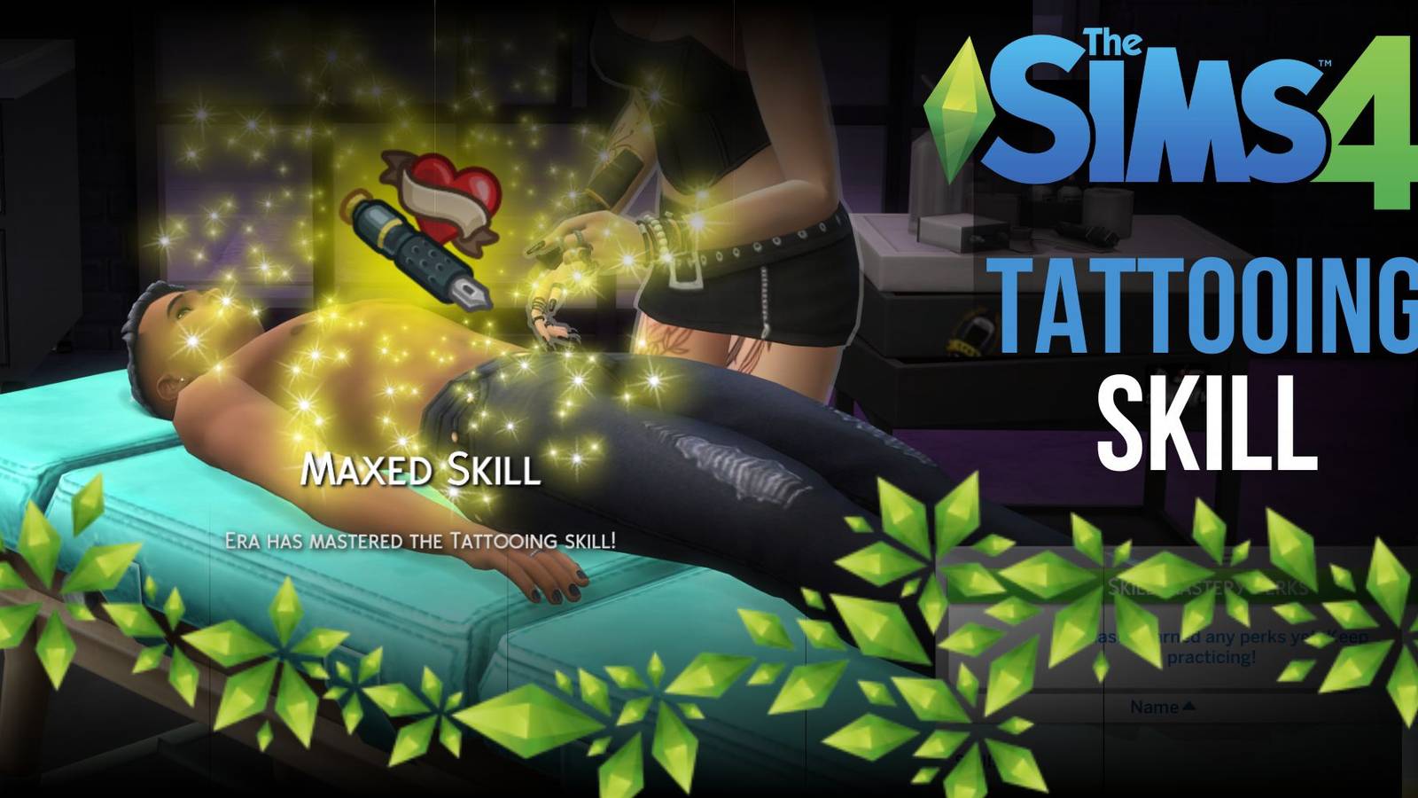 The Sims 4_ Businesses and Hobbies Tattoing Skill