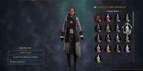 Thief's Coat Battle Arena reward in Hogwarts Legacy