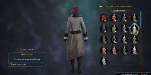 Thief's Coat Battle Arena reward in Hogwarts Legacy