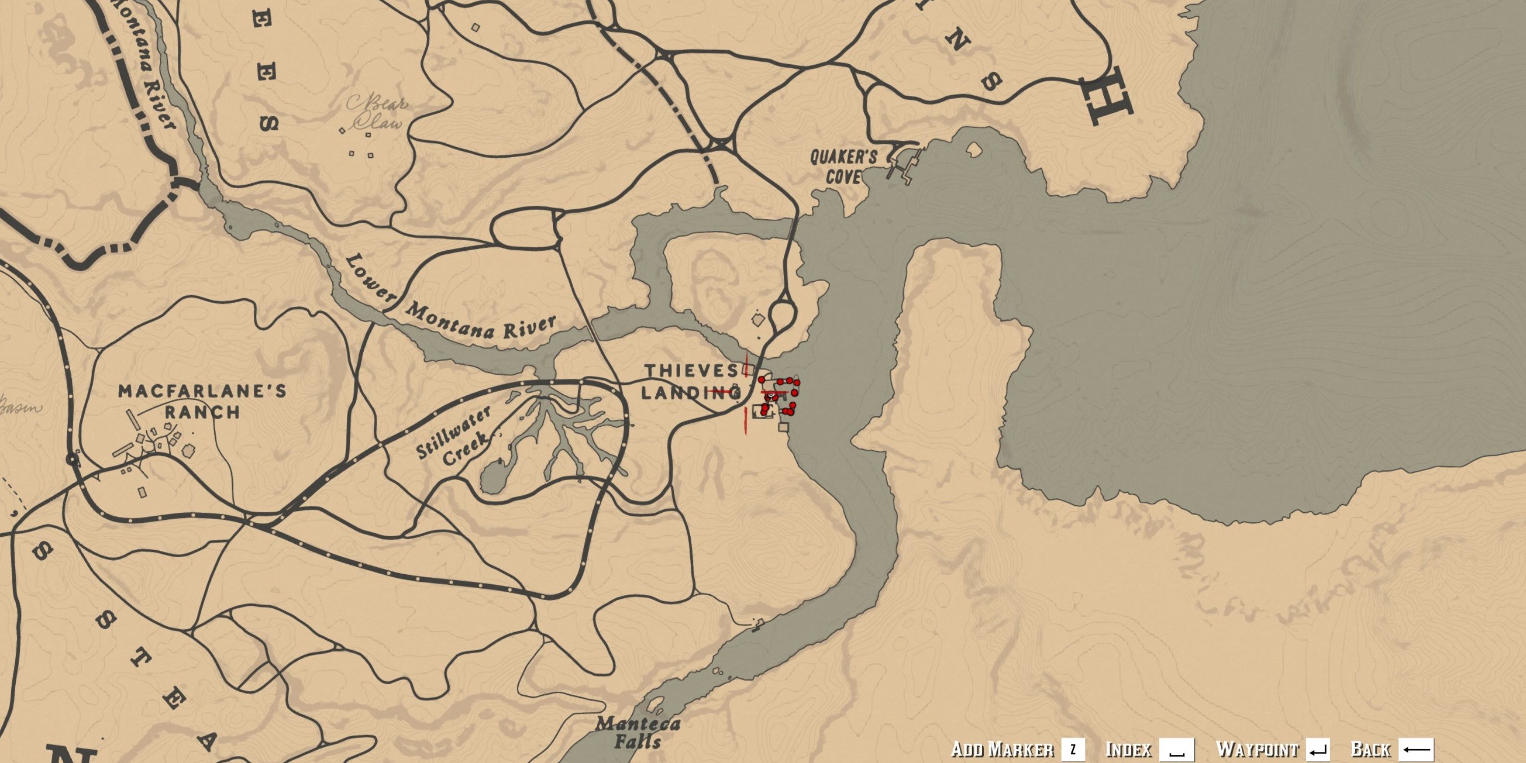 RDR2: All Gang Hideout Locations