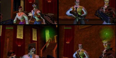 TimeSplitters' multiplayer mode.