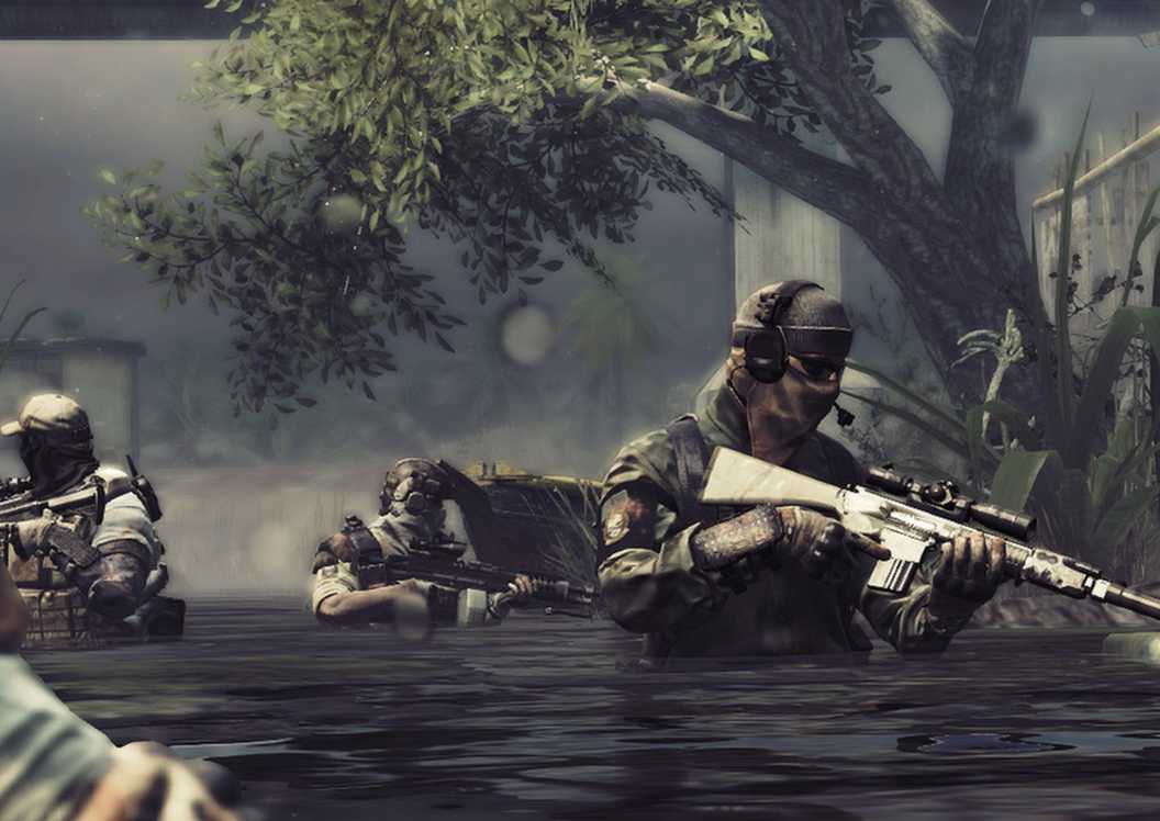 Tom Clancy's Ghost Recon Future Soldier Gameplay In water
