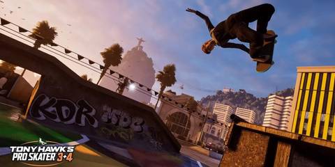 Tony Hawk's pro Skater 3+4 grabing the board 