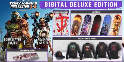 Tony Hawk's Pro skater 3+4 Digital Deluxe pre-order bonuses