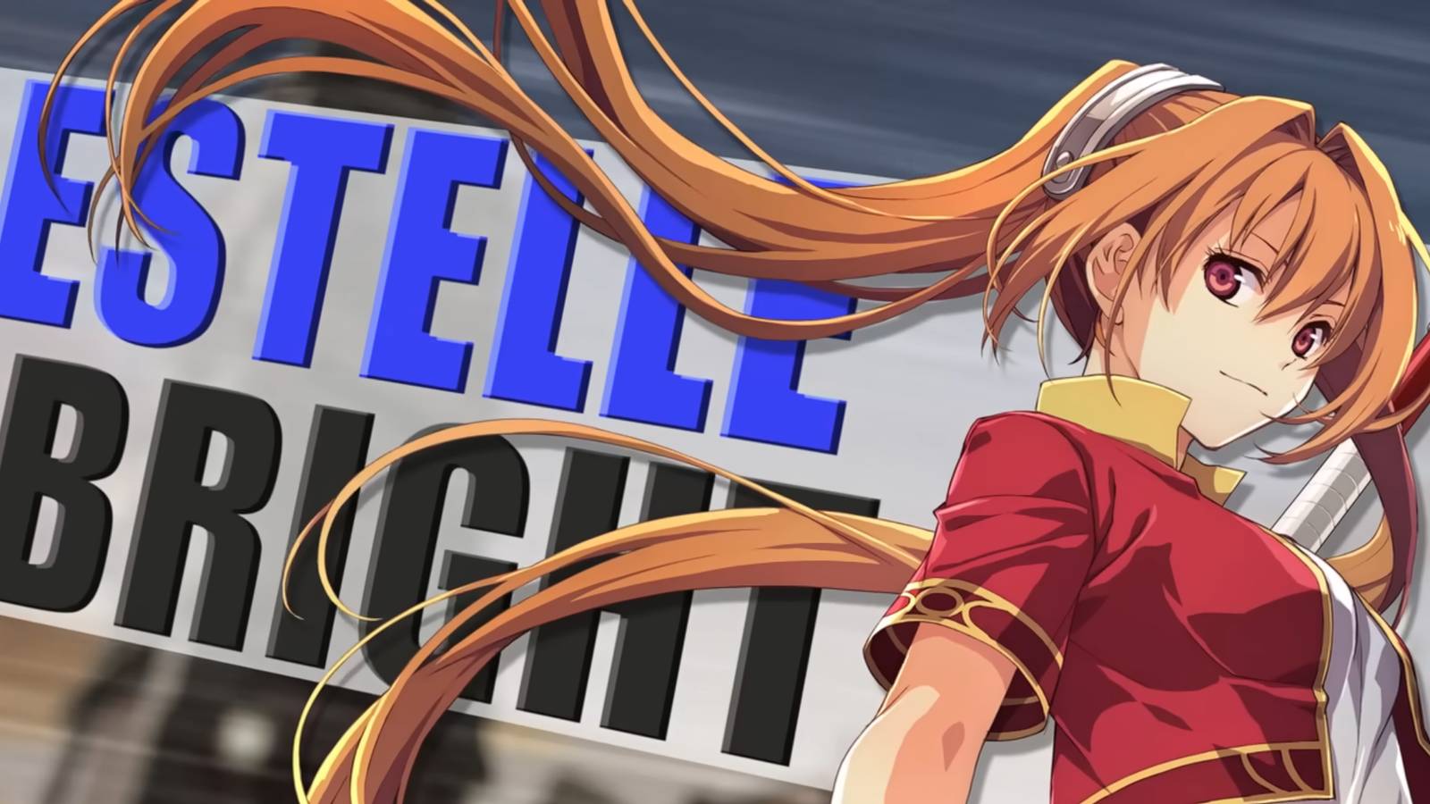A promotional visual from Trails in the Sky 1st Chapter for Estelle Bright.