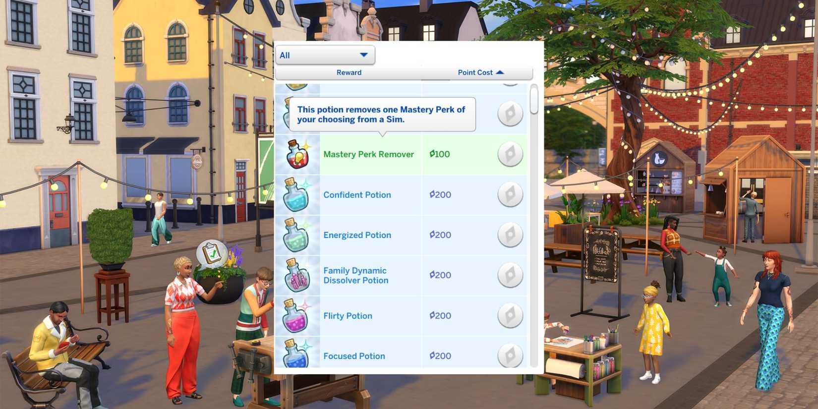 TS4 How To Remove Mastery Perk