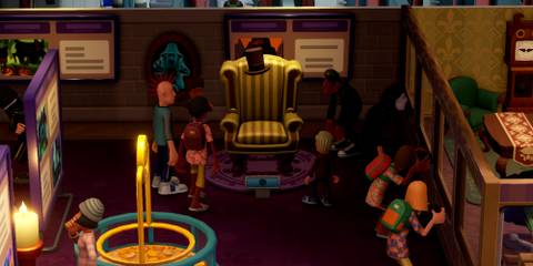 Two Point Museum Occupied Chair