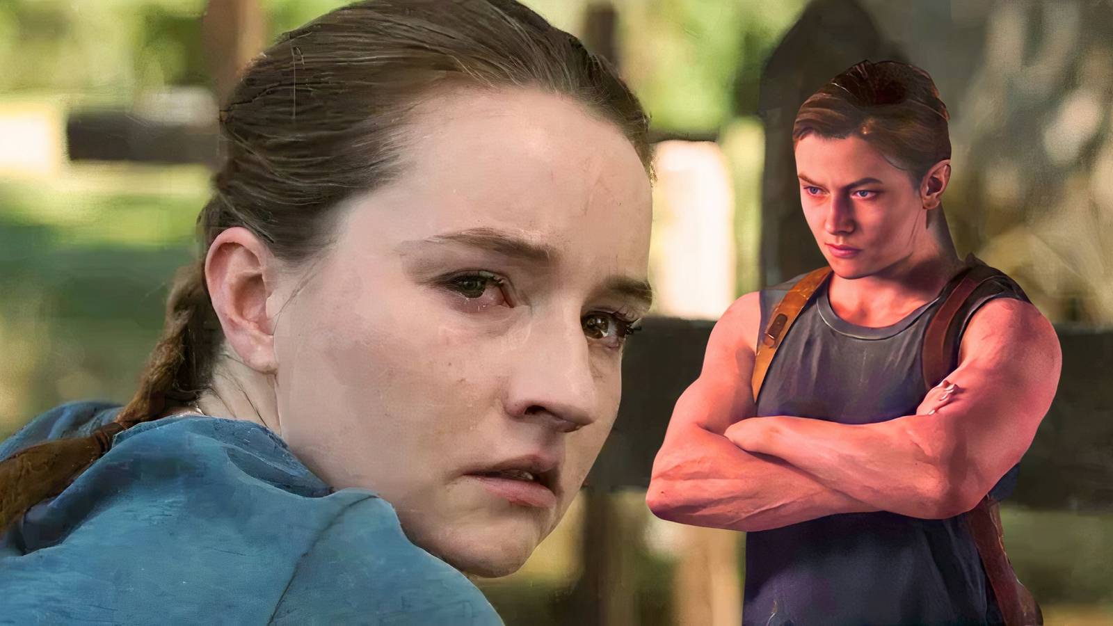 Abby from the last of us part 2 and Kaitlyn Dever from the last of us season 2
