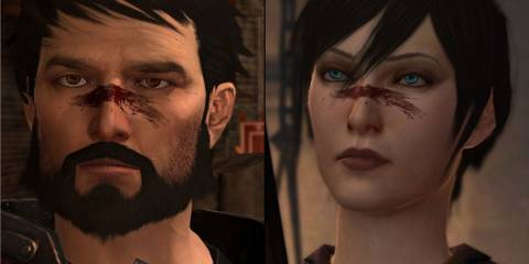 Both male and female Hawke in Dragon Age 2