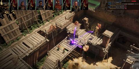 A battle in Solasta: Crown of the Magister