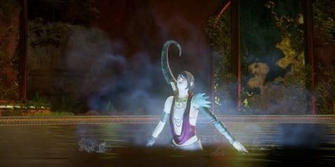 Morrigan in the Well of Sorrows in Dragon Age: Inquisition