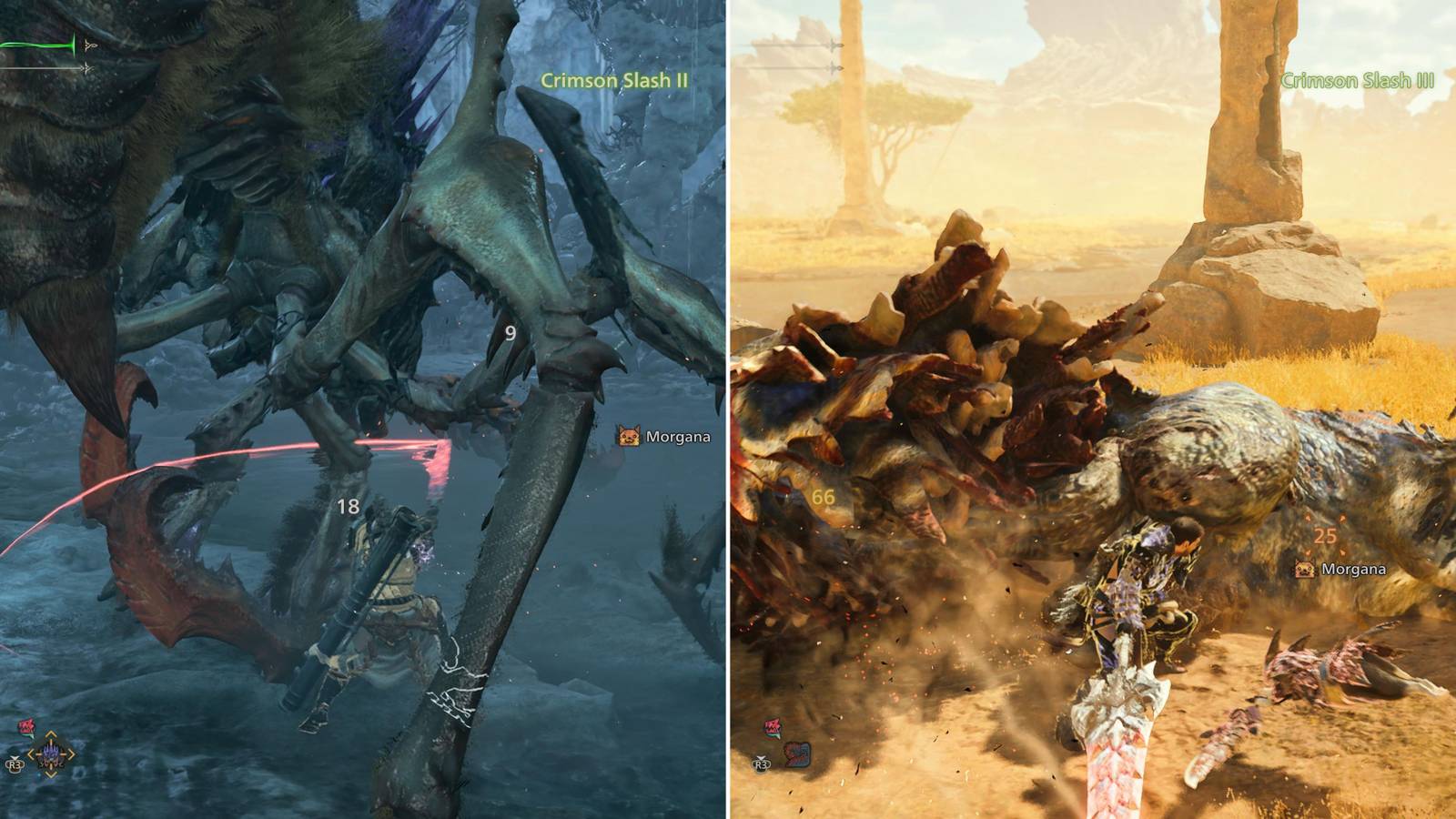 The Player Dealing Basic Damage & Hitting A Wound 