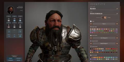 Creating a character in Solasta: Crown of the Magister