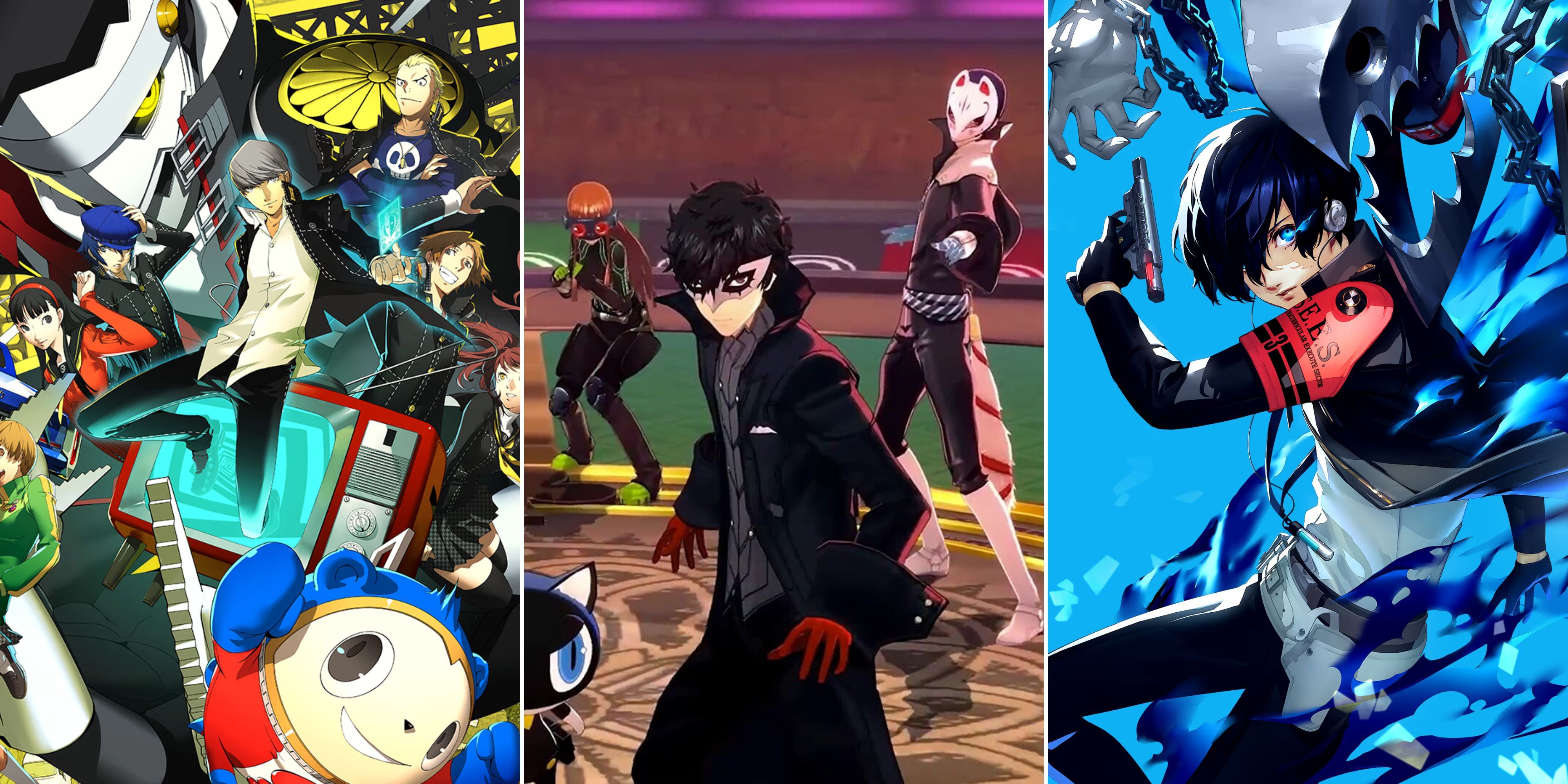 The Persona 4 & 3 Reload Cover Images & The Phantom Thieves