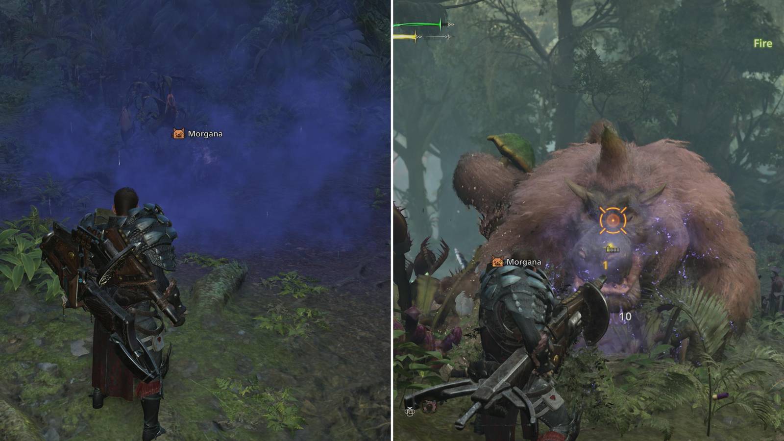 The Player Using A Poisoncup & Shooting Poison Ammo 