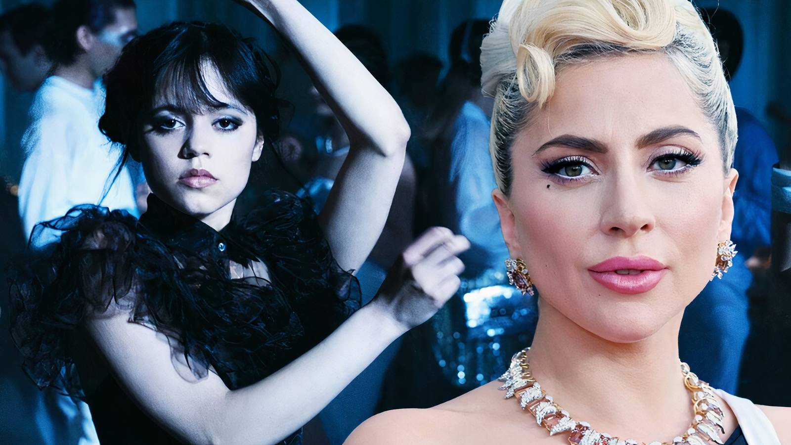 Jenna Ortega and Lady Gaga Wednesday season 2