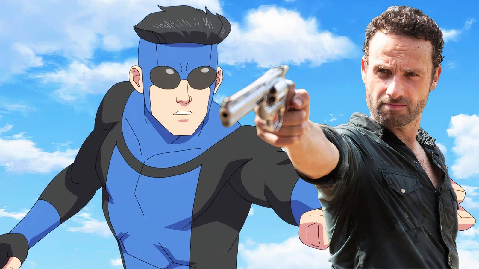 custom image -  rick grimes/invincible