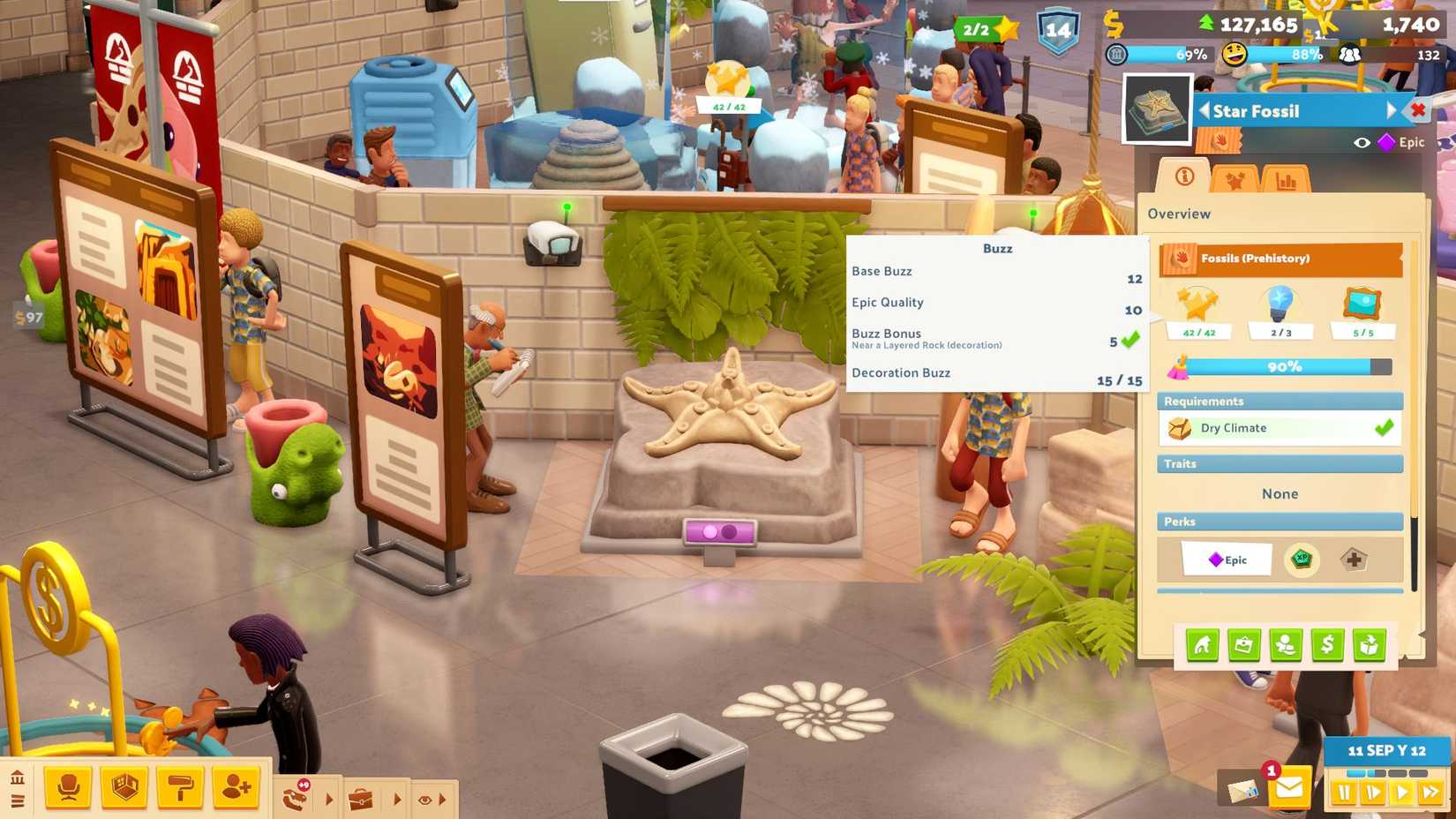 A Star Fossil exhibit in Two Point Museum