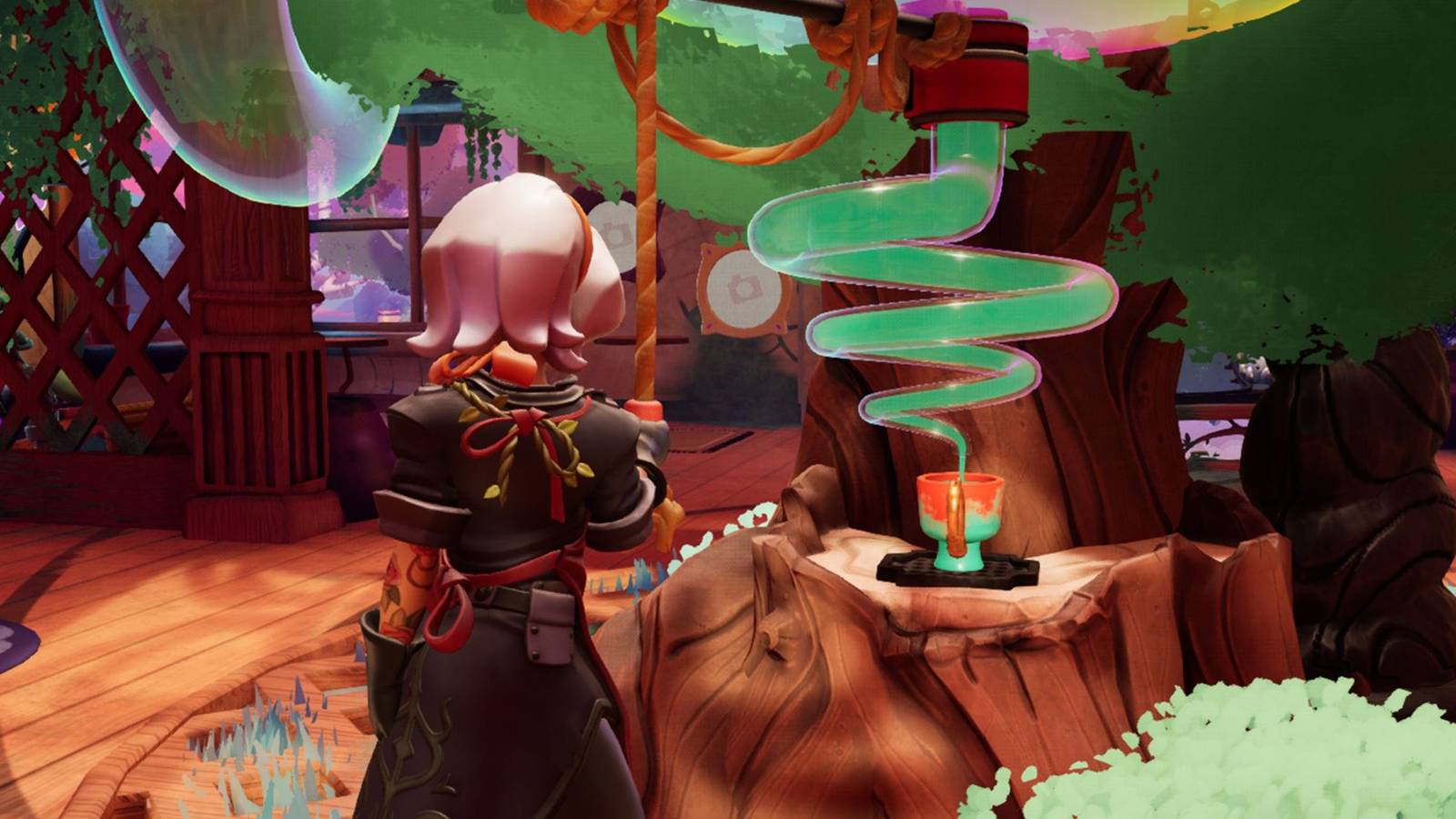 Alta pouring a tea in Wanderstop