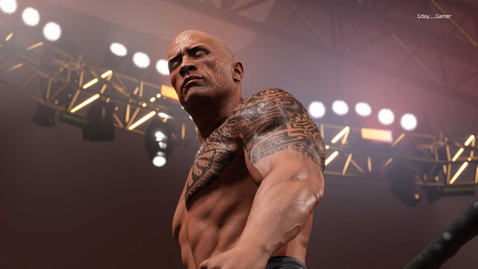 The Rock in WWE 2K25