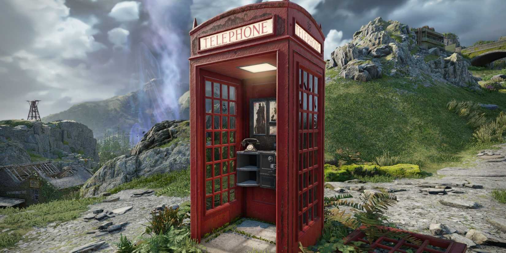 a telephone booth in Atomfall