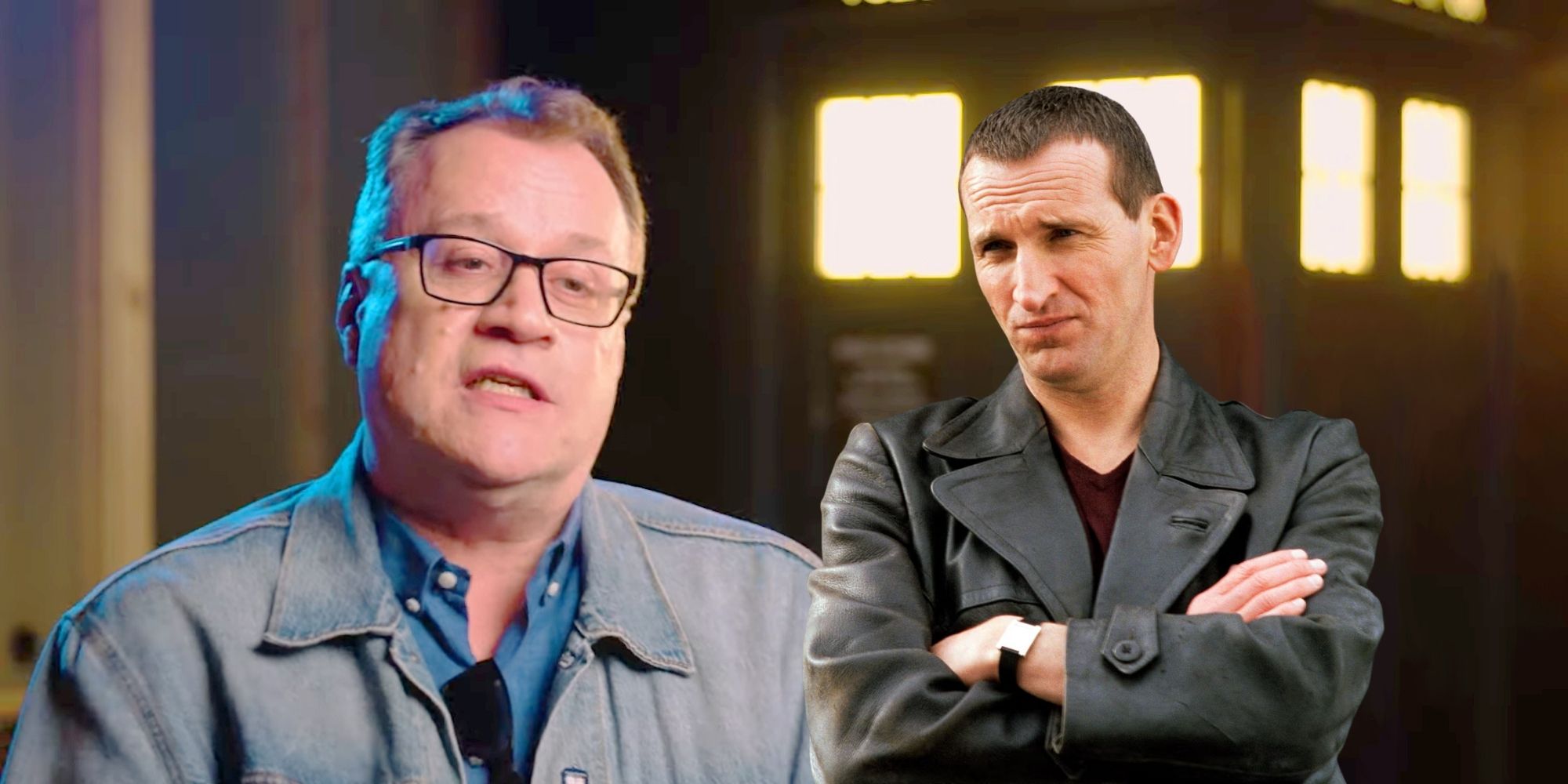 Russell T Davies and 9th Doctor