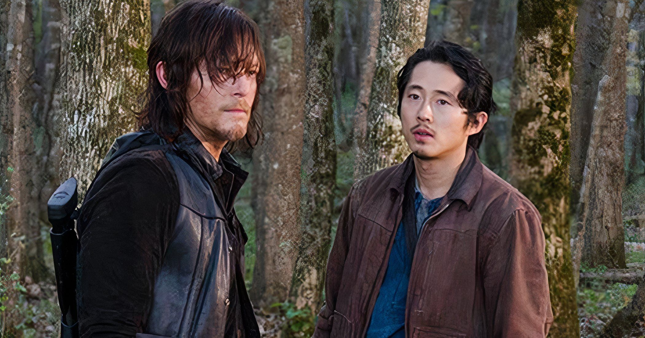 Daryl and Glenn in The Walking Dead