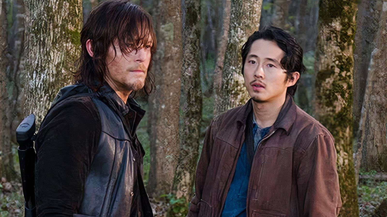 Daryl and Glenn in The Walking Dead