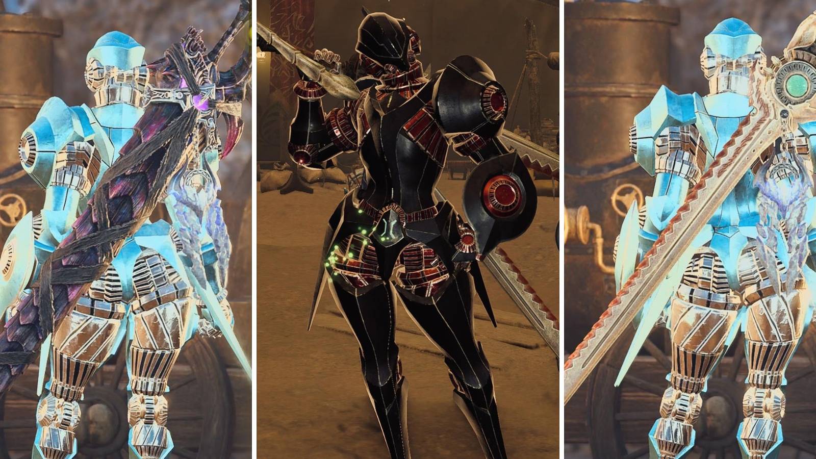 Monster Hunter Wilds grid of Long Swords