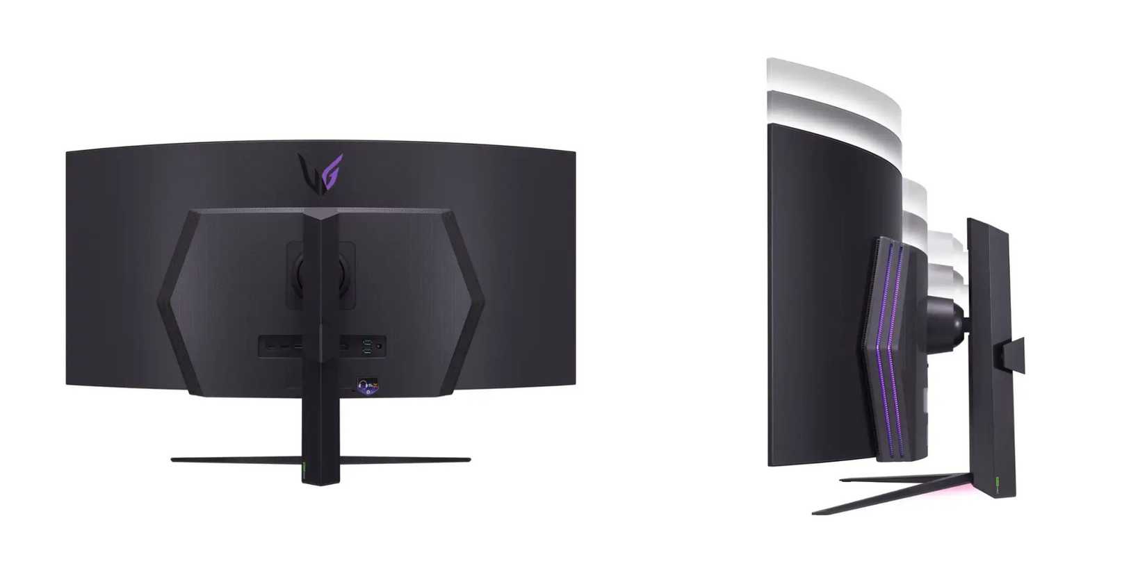 LG - UltraGear 45\" OLED Curved WQHD 240Hz 0.03ms FreeSync and NVIDIA G-SYNC Compatible Gaming Monitor