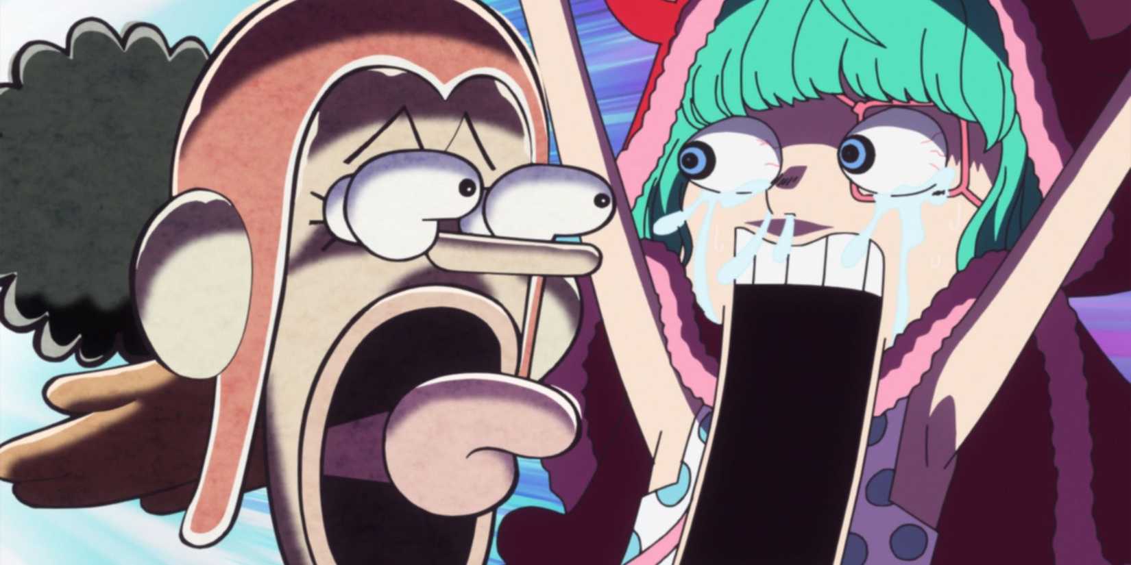 Usopp scares off Sugar.