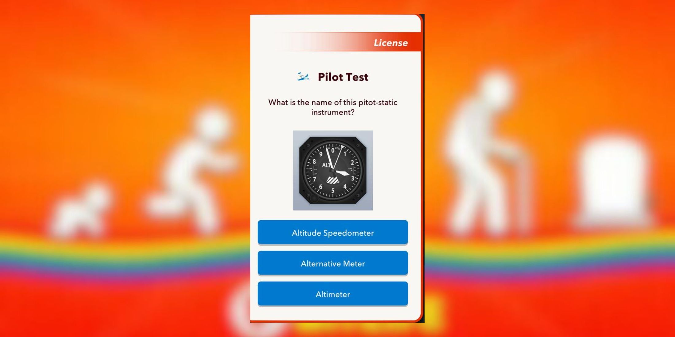 vertical speed indicator pilotstatic instrucment bitlife