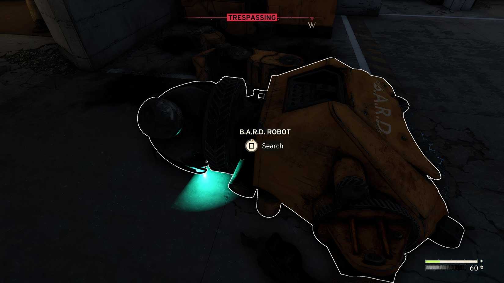 atomfall looting atomic battery B.A.R.D. Robot