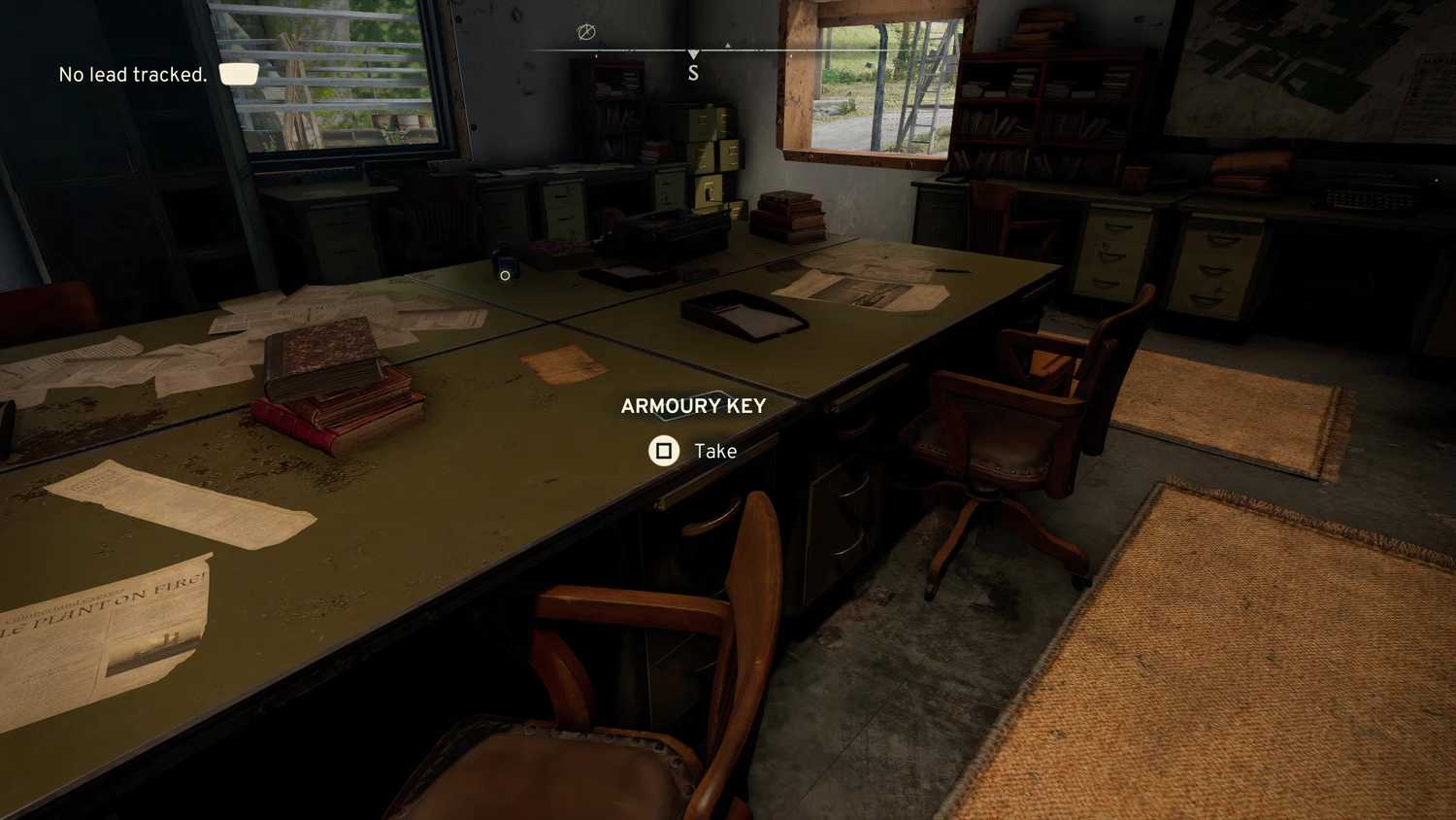 Localização da chave