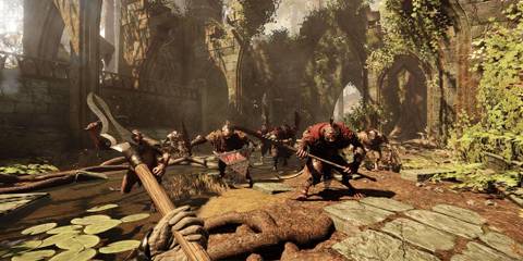 Warhammer Vermintide 2 facing skaven