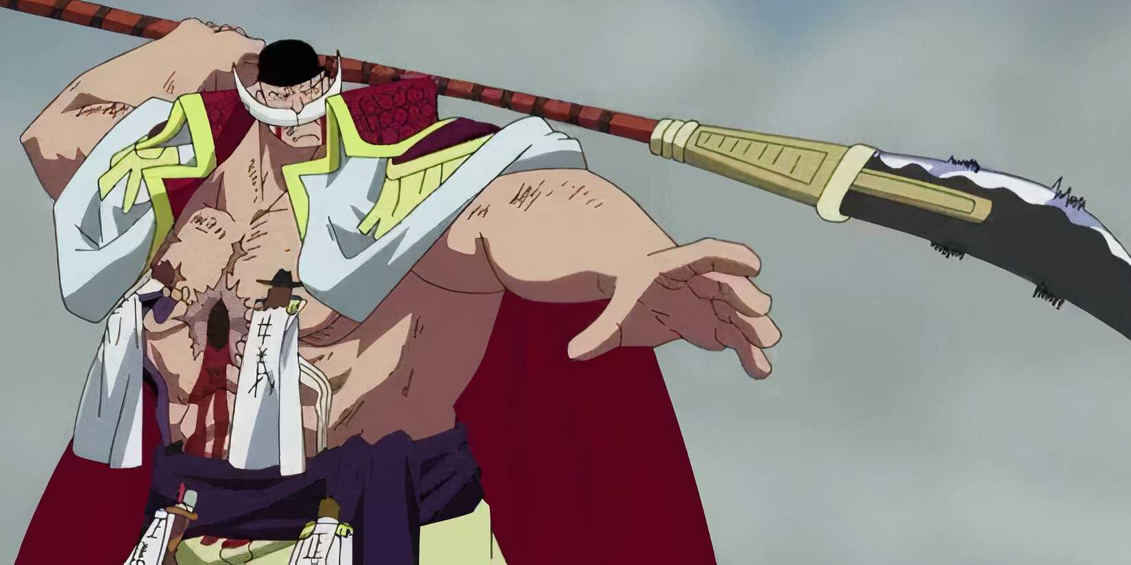Whitebeard Blade Holding in One Piece