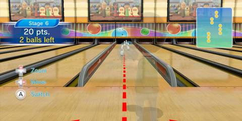 Bowling in Wii Sports