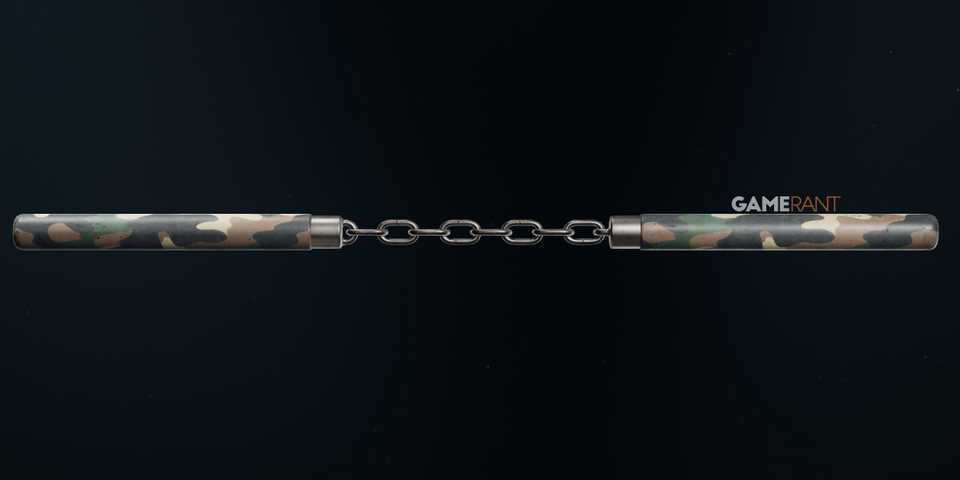 Woodland Camo on Nunchaku in Black Ops 6