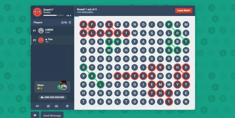 Wordrace - bloob.io multiplayer word search game