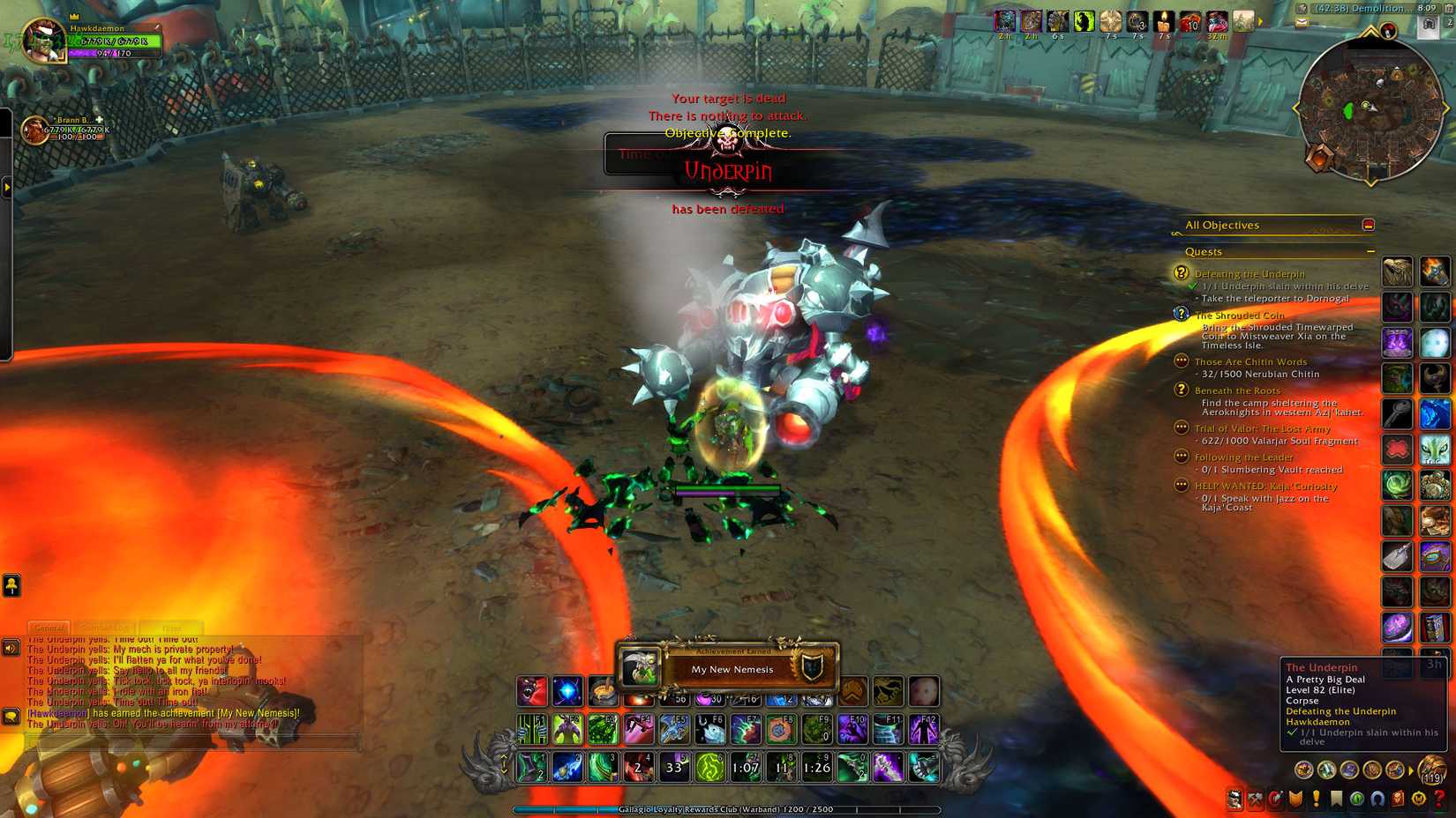 wow the war within how to beat the underpin 6