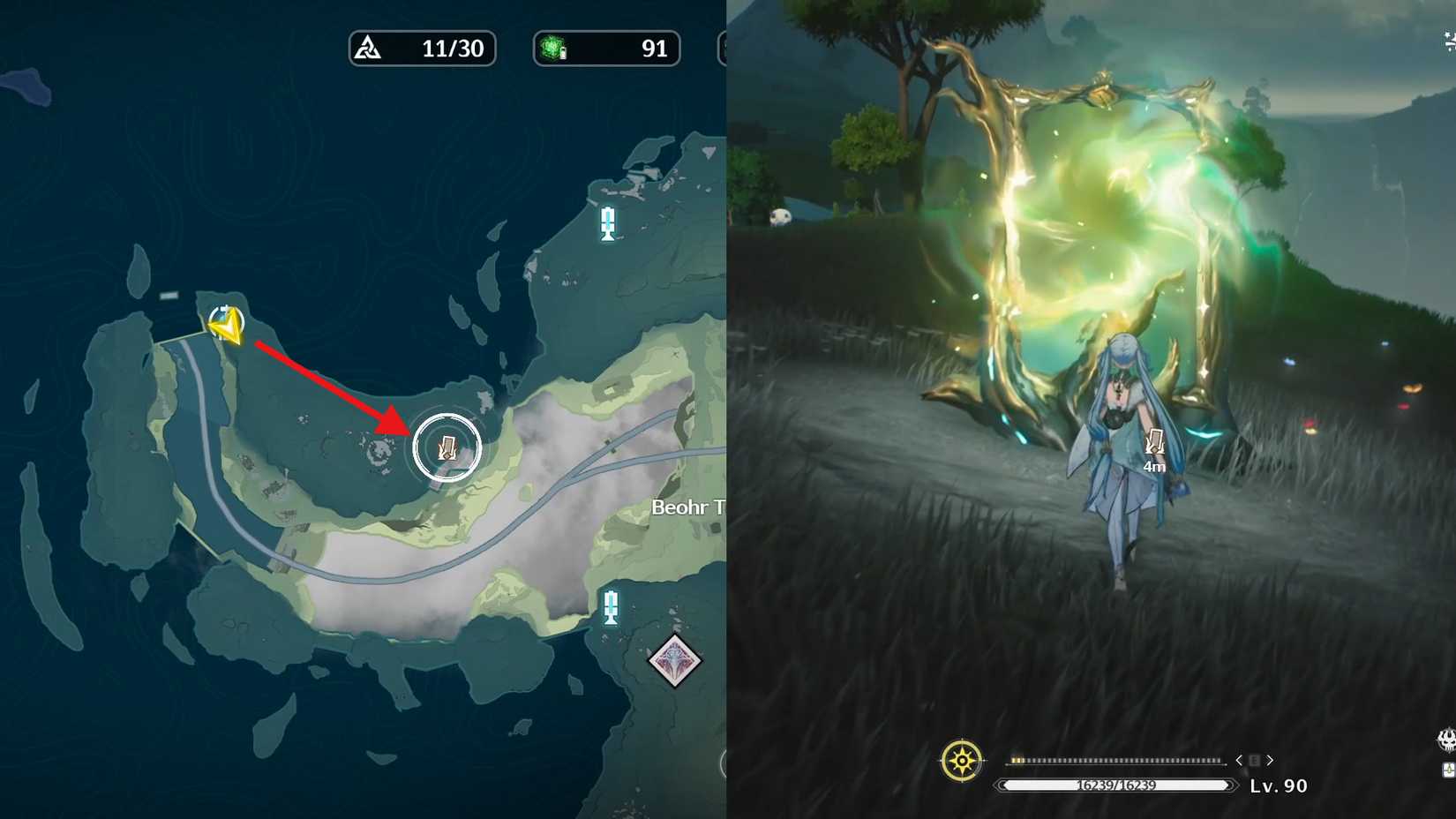 Wuthering Waves Beohr Waters Overflowing Palette Locations & Solutions 10