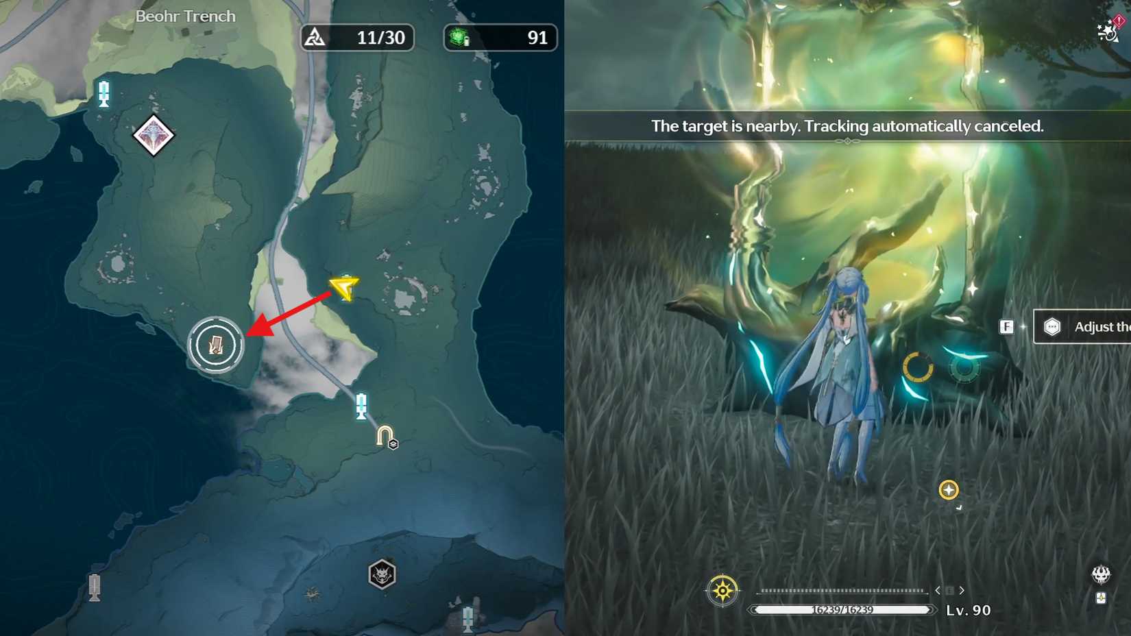 Wuthering Waves Beohr Waters Overflowing Palette Locations & Solutions 2