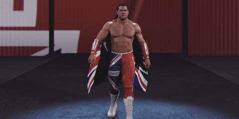 WWE 2K25 British Bulldog makes his entrance